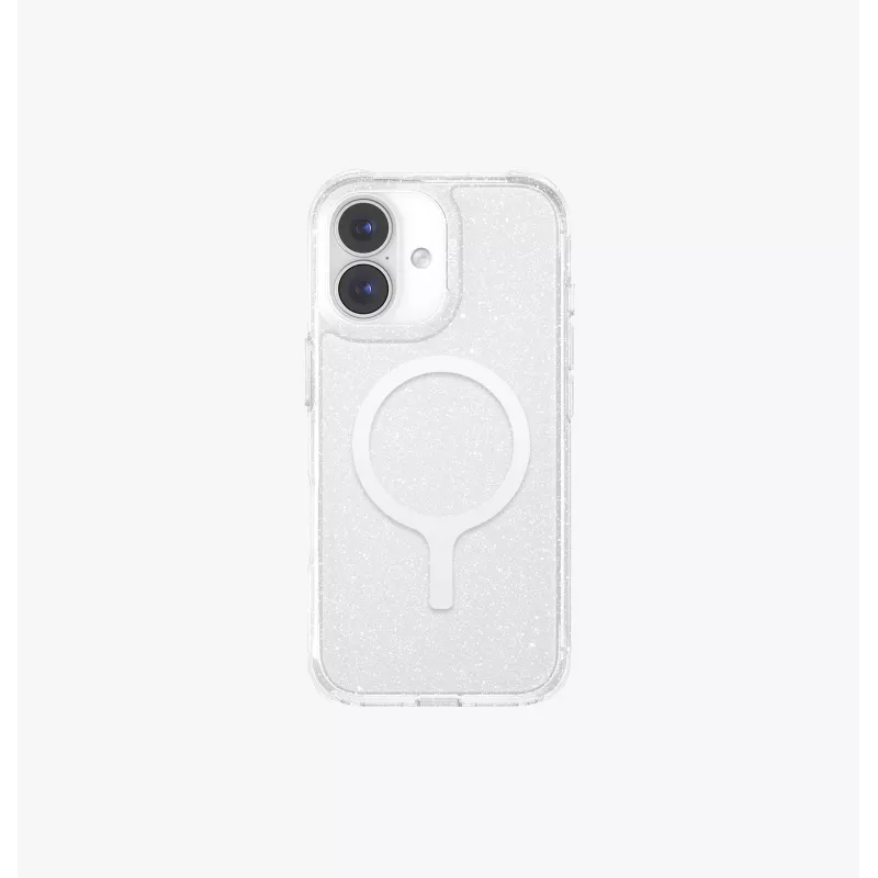 UNIQ LifePro Xtreme MagClick Ladehülle für iPhone 17, Clear Glitter