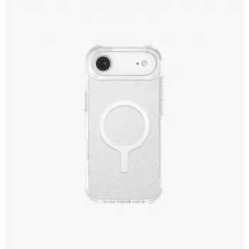 UNIQ LifePro Xtreme MagClick Ladehülle für iPhone Air, Transparent/Glitter