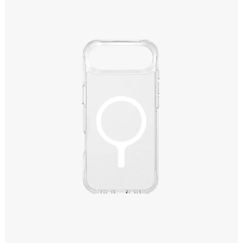 UNIQ LifePro Xtreme MagClick Ladehülle für iPhone Air, Transparent/Glitter
