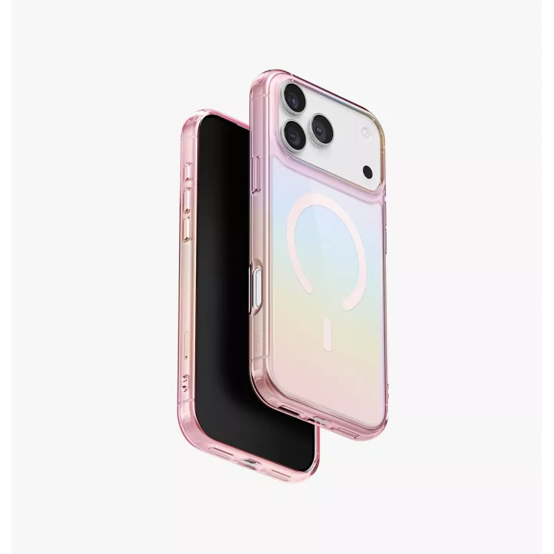 UNIQ Iridescia Case für Apple iPhone 17 Pro Max Magclick Charging Holo Quartz