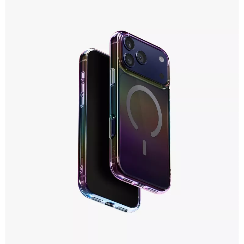 UNIQ Iridescia Case für Apple iPhone 17 Pro Max Magclick Charging Holo Quartz