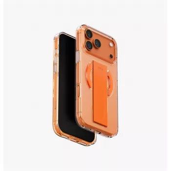 UNIQ Heldro Air Case für iPhone 17 Pro Max MagClick Laden Orange