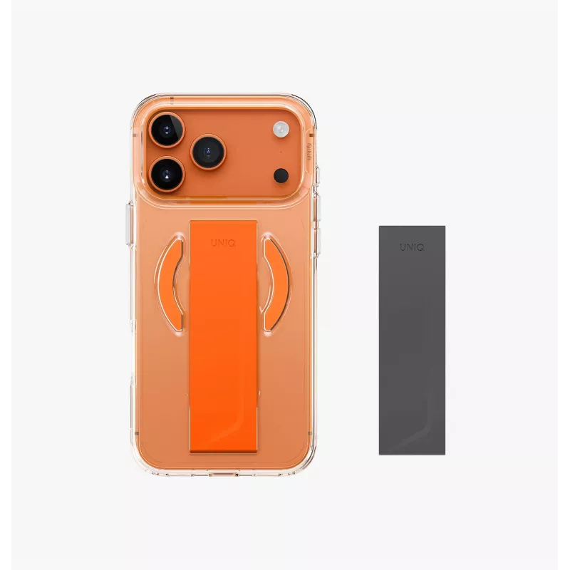 UNIQ Heldro Air Case für iPhone 17 Pro Max MagClick Laden Orange