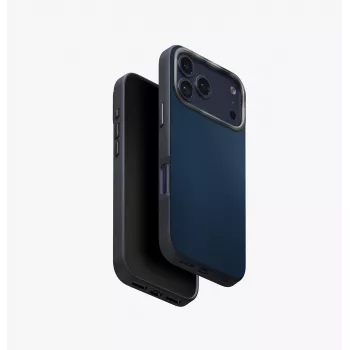 UNIQ Lyden DS Case für iPhone 17 Pro mit MagClick-Ladefunktion, Orange/Grau