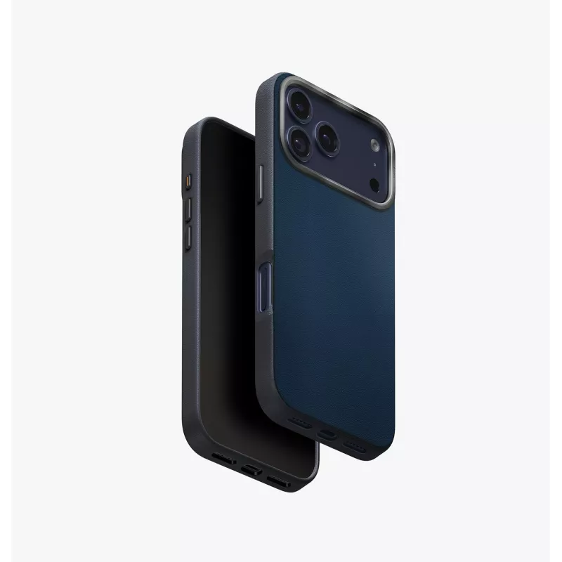 UNIQ Lyden DS Case für iPhone 17 Pro mit MagClick-Ladefunktion, Orange/Grau