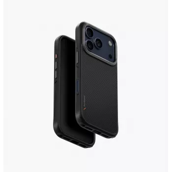 UNIQ Keva Case für iPhone 17 Pro mit MagClick Charging - Schwarz
