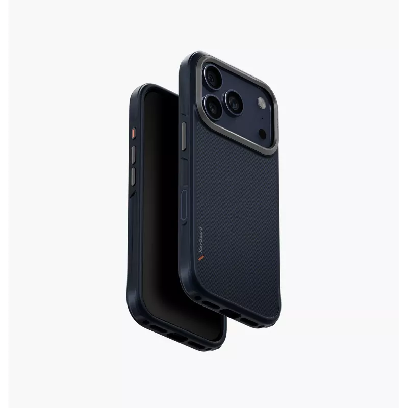 UNIQ Keva Case für iPhone 17 Pro mit MagClick Charging - Schwarz
