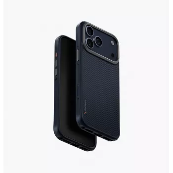 UNIQ Keva Case für iPhone 17 Pro Max MagClick Charging Schwarz