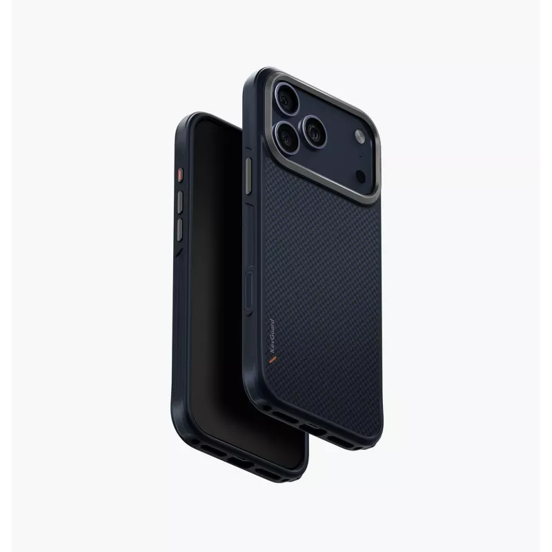 UNIQ Keva Case für iPhone 17 Pro Max MagClick Charging Schwarz
