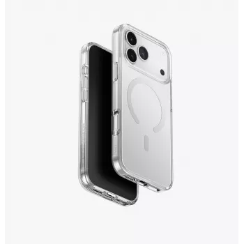 UNIQ Clario Hülle für iPhone 17 Pro Max, MagClick Charging, Transparent