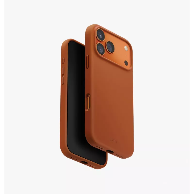 UNIQ Lino Case für iPhone 17 Pro Max, MagClick Charging, Grau