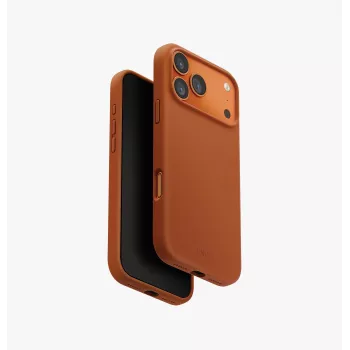UNIQ Lino Hülle für iPhone 17 Pro Max, MagClick Charging, Orange