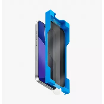 UNIQ Optix ExofitPrivacy Panzerglas-Displayschutzfolie für iPhone 17 Pro mit Applikator, Privacy Filter