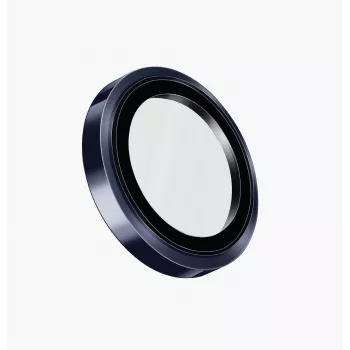 UNIQ Optix Prime Kameralinsen-Schutz für iPhone 17 Pro / 17 Pro Max / 15 Pro / 15 Pro Max mit Applikator - Navy Blue