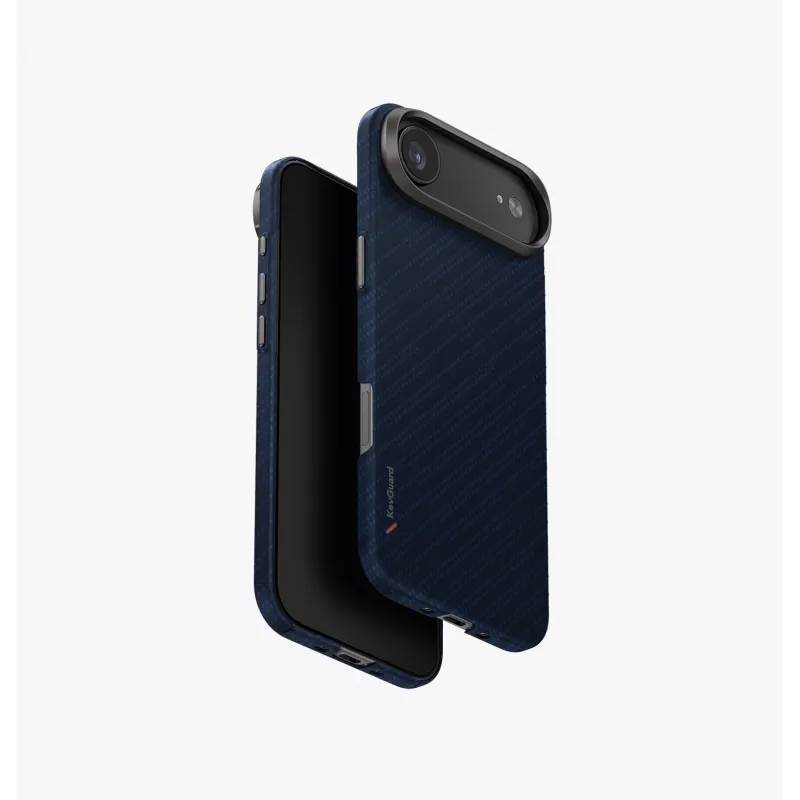 UNIQ Keva Edge Case für iPhone 14 Pro Max mit AirMagclick Charging, Schwarz