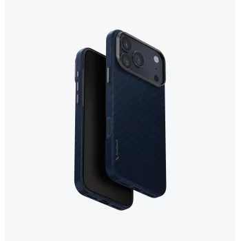 UNIQ Keva Edge Case für iPhone 17 Pro Max, MagClick Charging, Blau