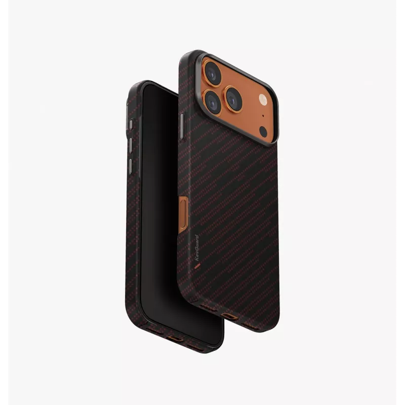 UNIQ Keva Edge Case für iPhone 17 Pro Max, MagClick Charging, Blau