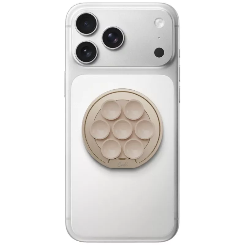 UNIQ Coehl Luna Magnetische Auto-Halterung mit Spiegel und Saugnapf - Sand