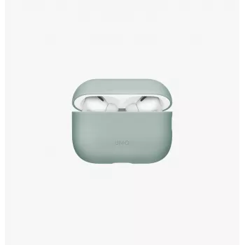 UNIQ Lino Case für AirPods Pro 3. Gen Silikon Grün