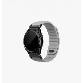 UNIQ Fluo x Smart-Fit Armband für Garmin 22mm Grau
