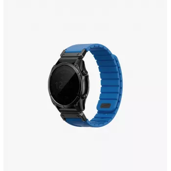 UNIQ Fluo x Smart-Fit Silikonarmband für Garmin 22mm - Blau