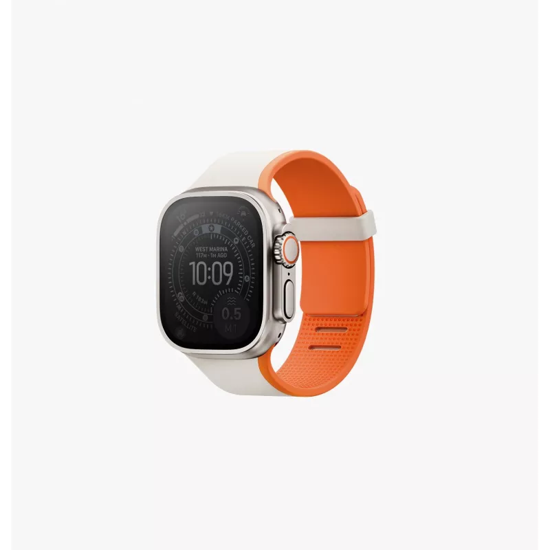 UNIQ Revix IV Premium Reversible Magnetic Strap for Apple Watch 42/41/40mm White/Yellow