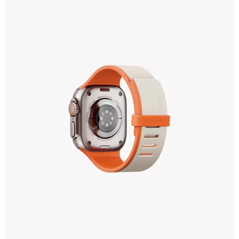 UNIQ Revix IV Premium Reversible Magnetic Strap for Apple Watch 42/41/40mm White/Yellow