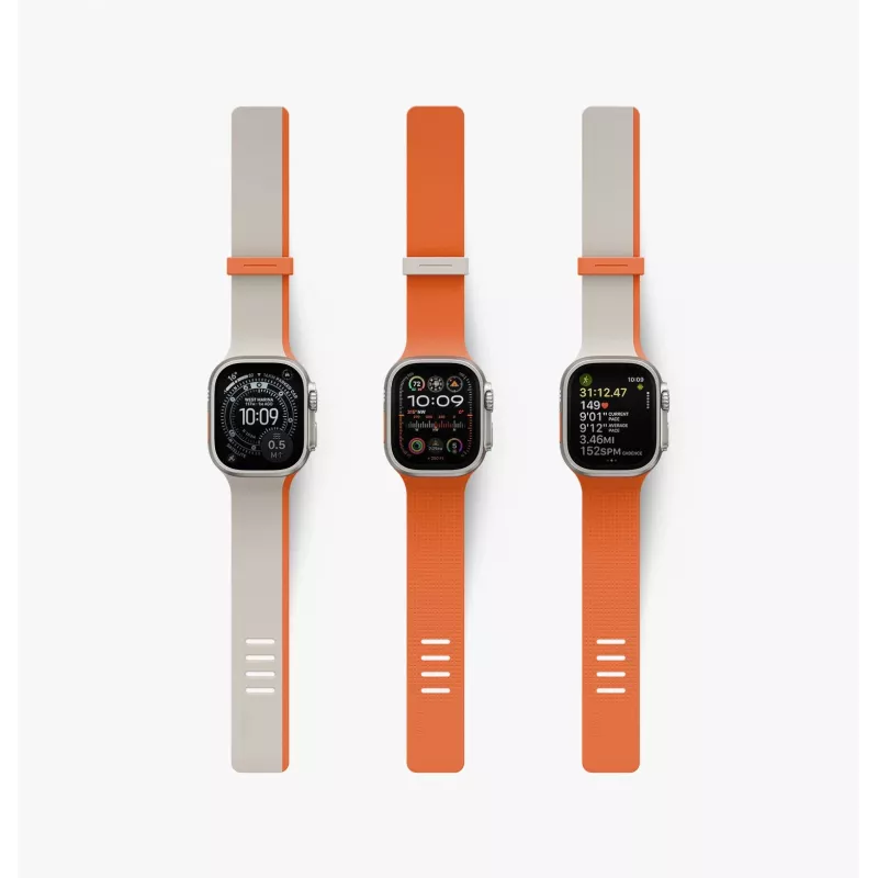 UNIQ Revix IV Premium Reversible Magnetic Strap for Apple Watch 49/46/45/44mm Edition Navy Blue/Blue
