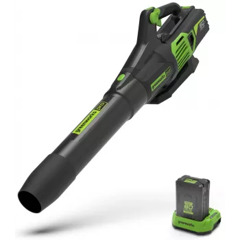 Greenworks 60V Akku-Axial-Laubbläser GD60AB (Gerät ohne Akku)