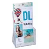 Exacompta 73058D Dokumentenhalter - Polystyrol - Transparent - DL - 65 x 115 x 182 mm