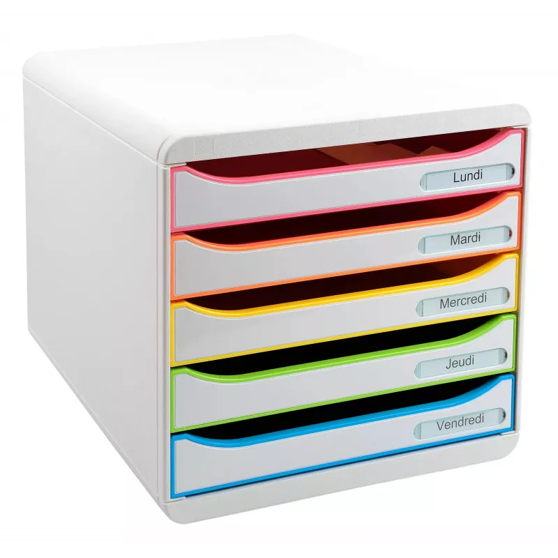 Exacompta BIG-BOX PLUS Office Harlequin Schubladenbox, 347 x 278 x 271 mm (309913D)