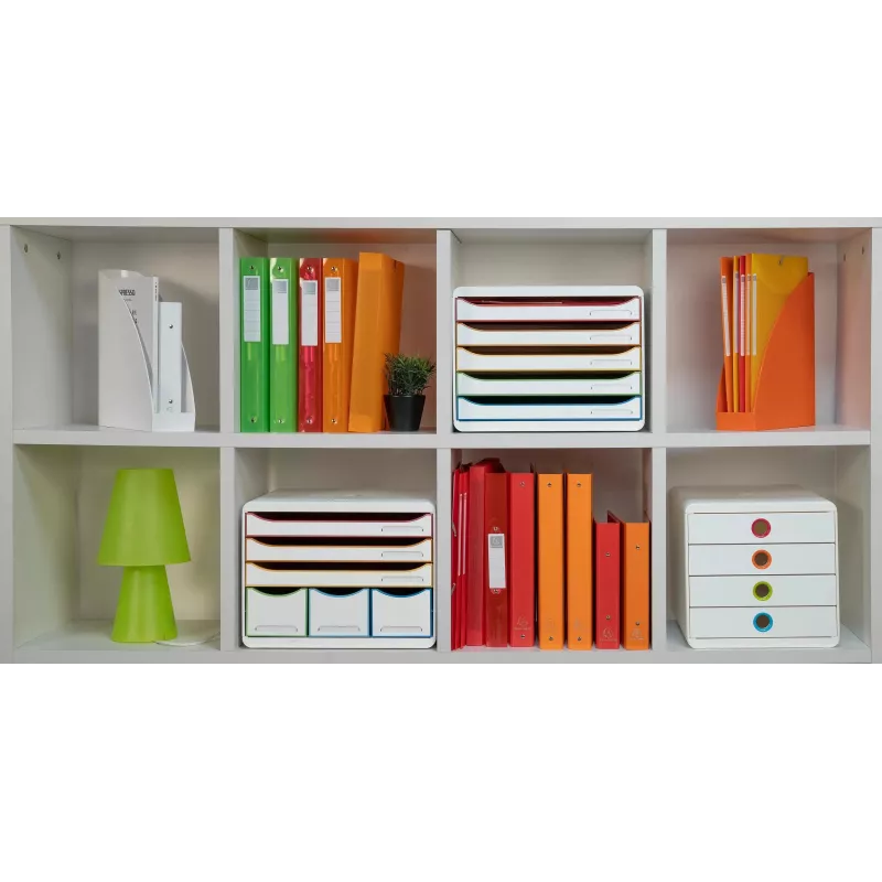 Exacompta BIG-BOX PLUS Office Harlequin Schubladenbox, 347 x 278 x 271 mm (309913D)