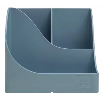 Exacompta Pen Wave AutentiK 5-Fächer-Stiftehalter Blaugrau