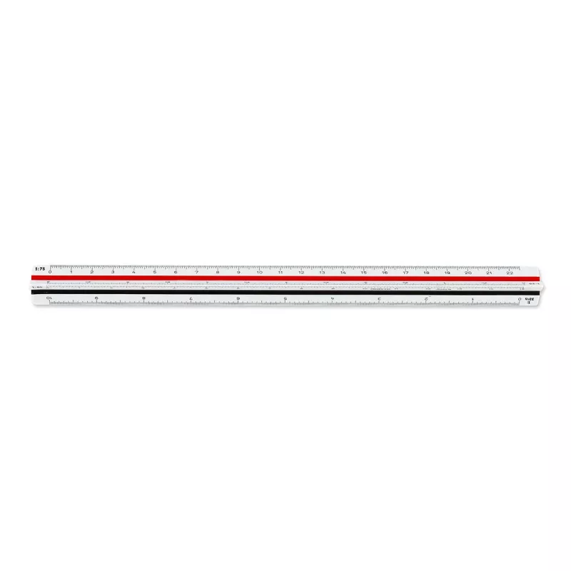 ARISTO Dreikant-Maßstab D-Profil Weiß 30 cm (AR23703EB)