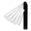 Aristo 5-Fold Scale Ruler 1:1/10/15/20/25/30/33.33/40/50/75/125 300 mm White