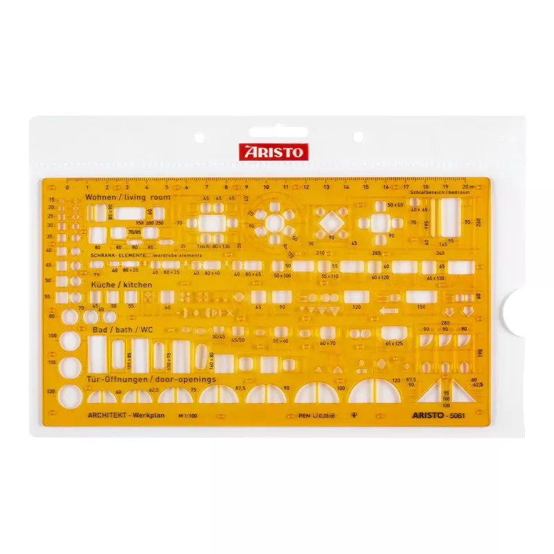 ARISTO Architektur-Kombinationsschablone AR5061