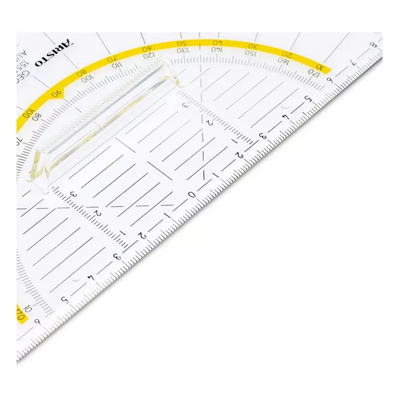 Aristo AR 1555/2 Geodreieck 225 mm Hypotenuse mit Griff