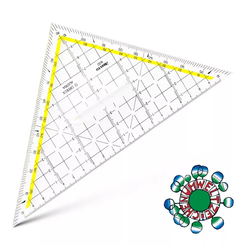 ARISTO Geometrie-Dreieck 22,5 cm Zeichendreieck