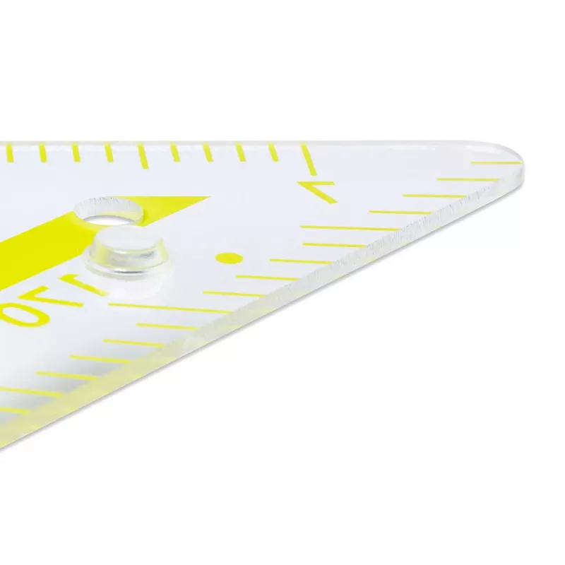 ARISTO Wandtafel TZ-Dreieck, 80 cm, mit Griff, transparenter Kunststoff (AR1650W)