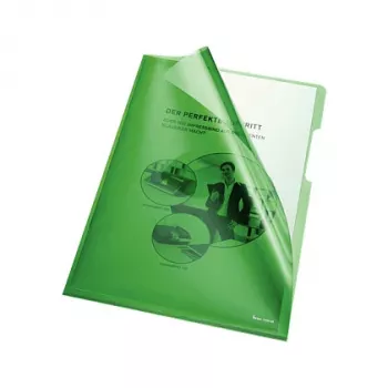Bene Dokumentenhüllen A4 150 µm Grün HPVC Glänzend 100 Stück/Packung