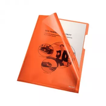 Bene Display Folder 205000OR DIN A4 HPVC Orange 100 Stück/Pack