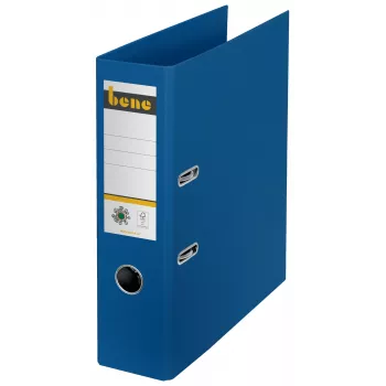 Bene No.1 Hebelaktenordner Blau Karton 8,0 cm DIN A4
