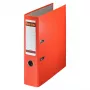 Esselte Leitz 291400OR A4 Hebeldeckelordner, 80 mm Rückenbreite, 600 Blatt Fassungsvermögen, Orange