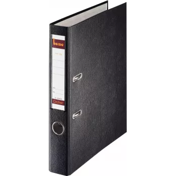 Bene 291600SW Hebeldeckelordner A4 80 mm Schwarz 350 Blatt