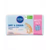 NIVEA Baby Soft & Cream Feuchttücher für Babys 4x57