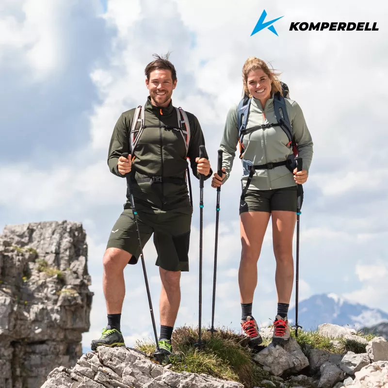Komperdell Fx Lite Compact Trekkingstöcke, Blau