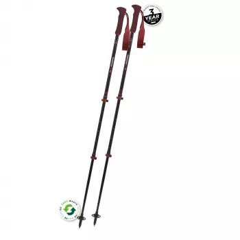 Komperdell Carbon EVO Zero Compact Trekkingstöcke - Malbec