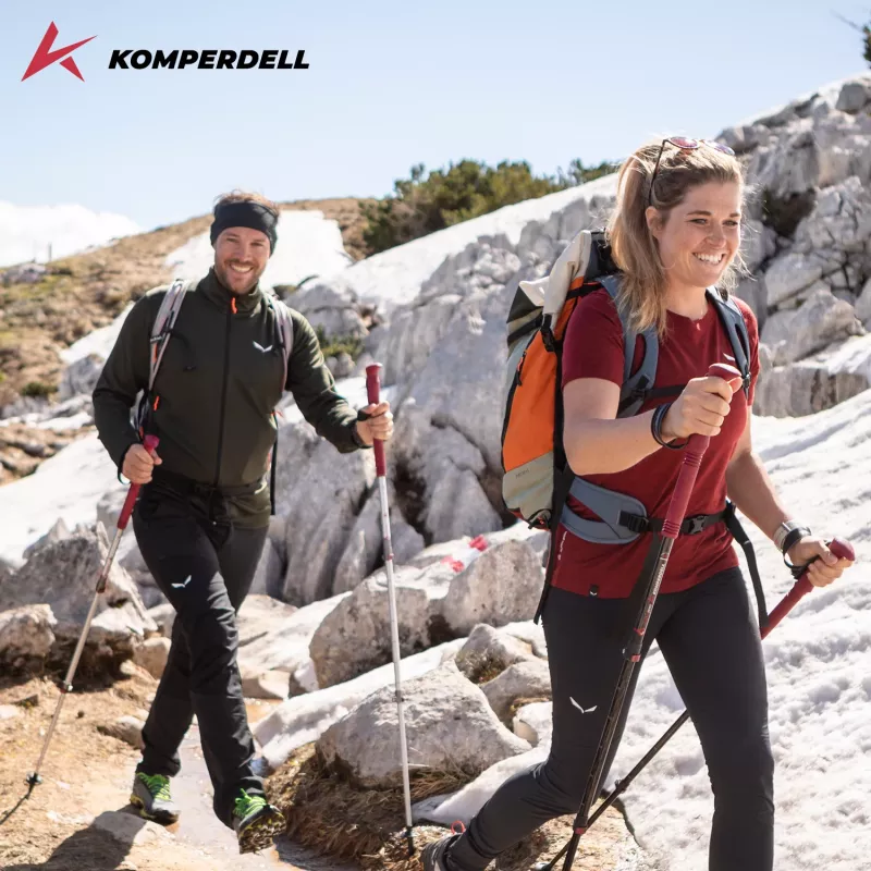 Komperdell Explorer Zero Compact Trekkingstöcke - Malbec