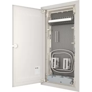 Eaton KLV-48HWM-W-F-VM 4-reihiger Hohlwand-Medienverteiler, Weiß (RAL 9016), 194711-MW