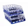 Sax Briefablage Voronoi Blau DIN C4 Dokumentenablage